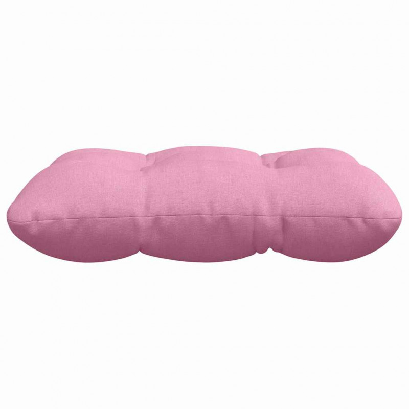 Poduszki na siedziska 4 pcs Różowy 45 x 45 x 12 cm tkanina