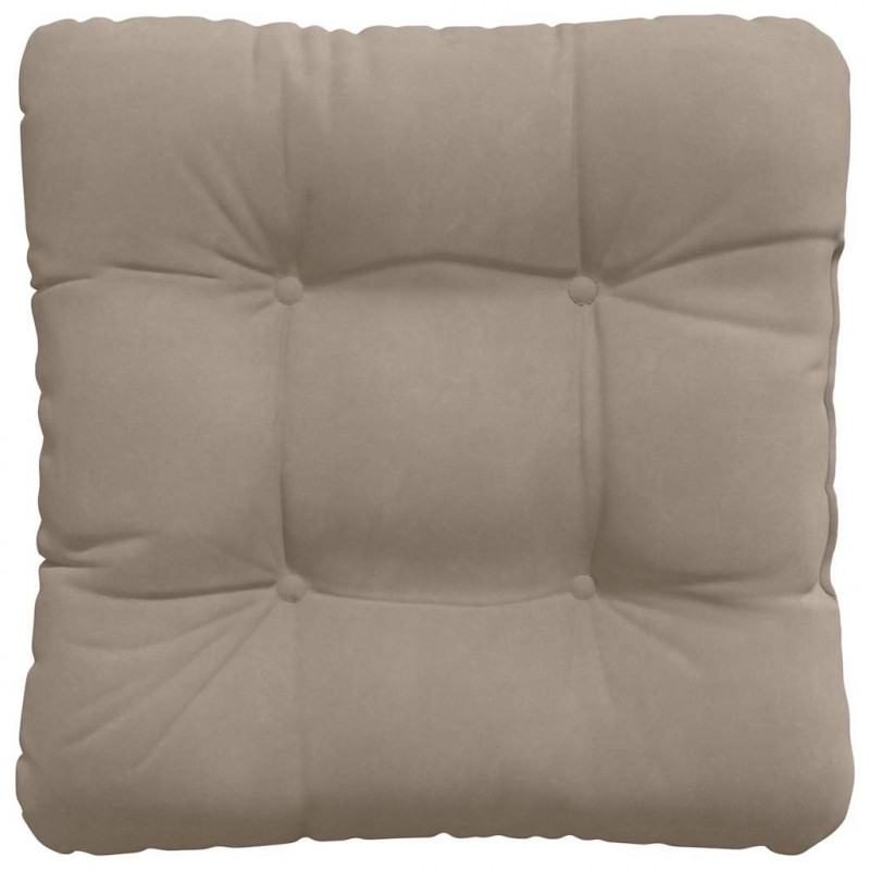 Poduszki na siedziska 4 pcs Ciemnoszary 45 x 45 cm