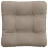 Poduszki na siedziska 4 pcs Ciemnoszary 45 x 45 cm