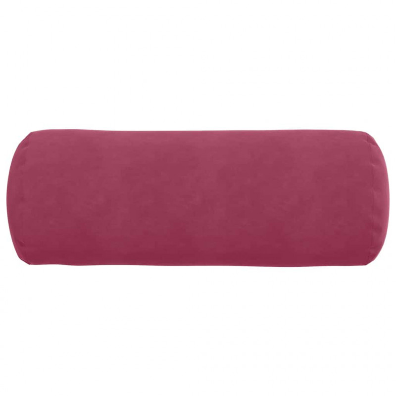 Poduszki Wałkowe 2 pcs Czerwone wino Ø 25 x 70 cm