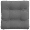 Poduszki na siedziska 4 pcs Ciemnoszary 45 x 45 cm