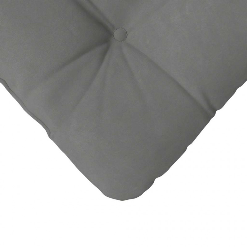 Poduszki na siedziska 4 pcs Ciemnoszary 45 x 45 cm