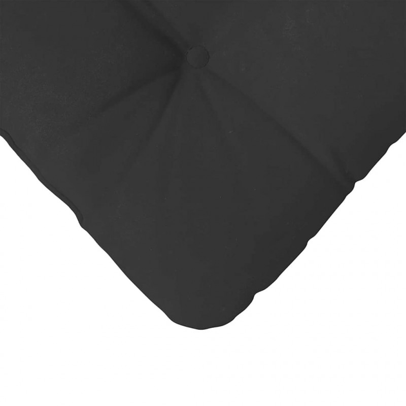 Poduszki na siedziska 4 pcs Czarny 45 x 45 cm