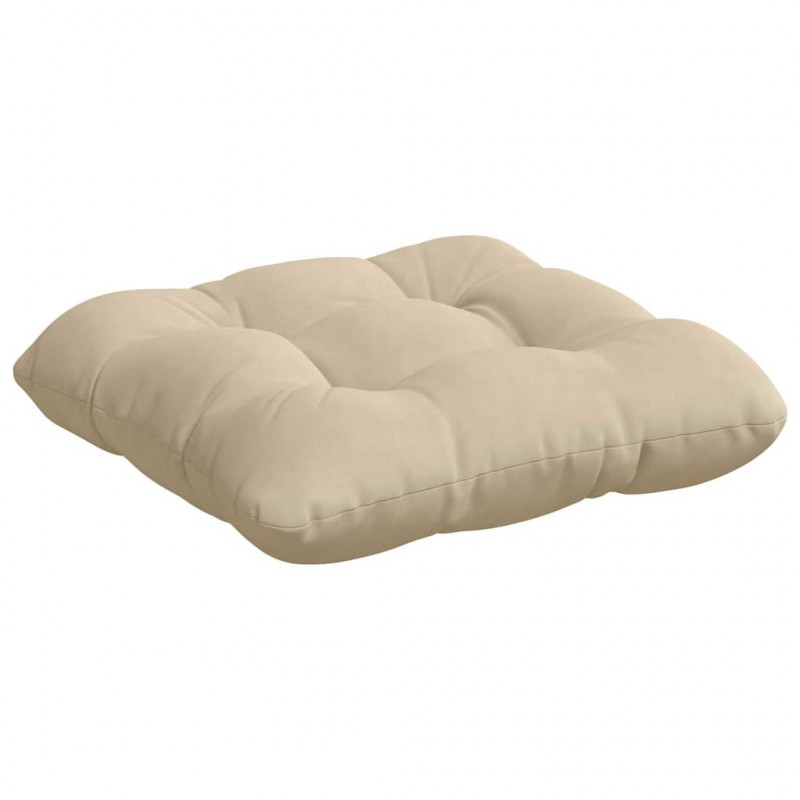 Poduszki na siedziska 4 pcs Kremowy 45 x 45 cm