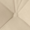 Poduszki na siedziska 4 pcs Kremowy 45 x 45 cm