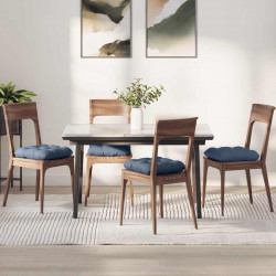 Poduszki na siedziska 4 pcs Niebieski 45 x 45 cm
