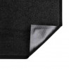 Dywanik drzwiowy Czarny 60 x 40 x 1.2 cm Tkanina Teddy