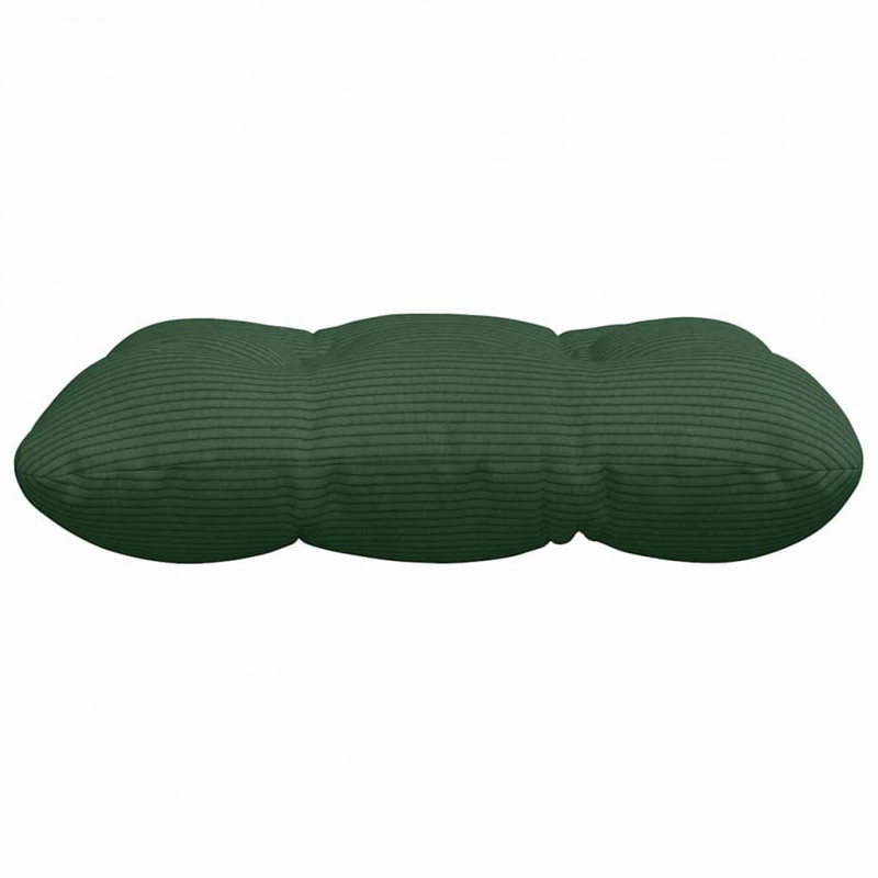 Poduszki na siedziska 4 pcs Ciemna zieleń 45 x 45 cm