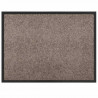 Dywanik drzwiowy Beżowy 60 x 40 x 1.2 cm Tkanina Teddy