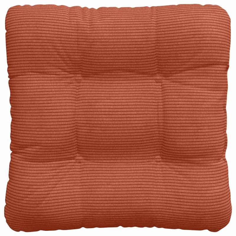 Poduszki na siedziska 4 pcs Czerwono-pomarańczowy 45 x 45 cm