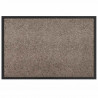 Dywanik drzwiowy Beżowy 60 x 40 x 1.2 cm Tkanina Teddy