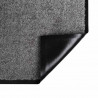 Dywanik drzwiowy Jasnoszary 60 x 40 x 1.2 cm Tkanina Teddy