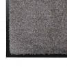 Dywanik drzwiowy Jasnoszary 60 x 40 x 1.2 cm Tkanina Teddy
