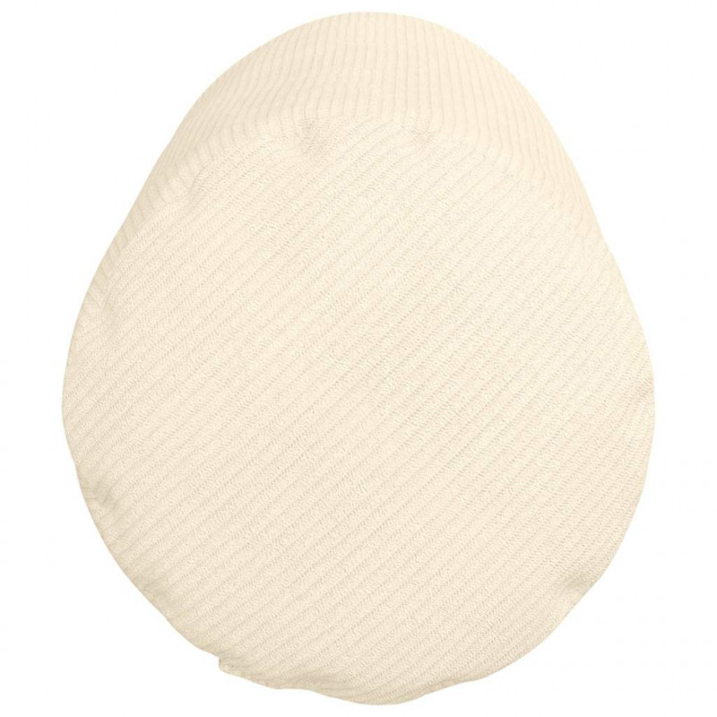 Poduszki Wałkowe 2 pcs Kremowy Ø 25 x 70 cm Tkanina sztruksowa