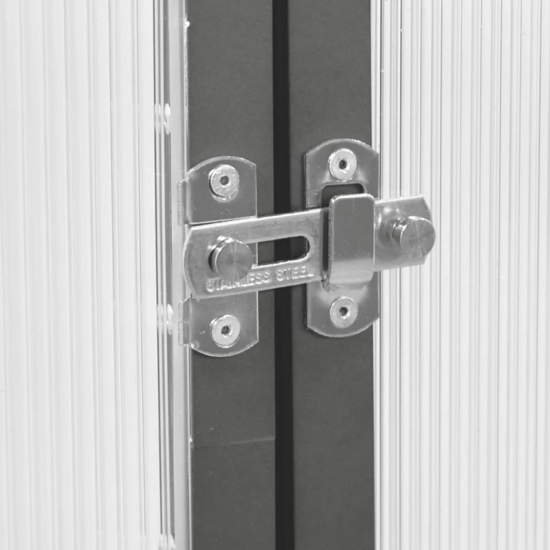 Szklarnia z ramą podstawy, antracyt, 224x169x202 cm, aluminium