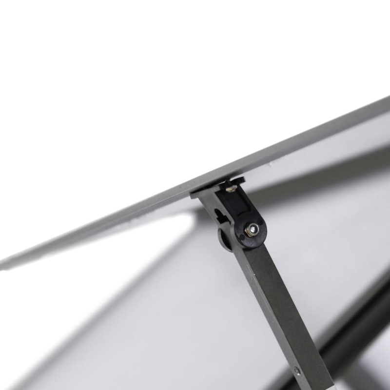 Szklarnia z ramą podstawy, antracyt, 224x169x202 cm, aluminium