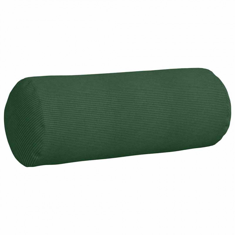 Poduszki Wałkowe 2 pcs Ciemna zieleń Ø 25 x 70 cm