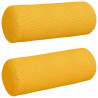 Poduszki Wałkowe 2 pcs Jasnożółty Ø 25 x 70 cm