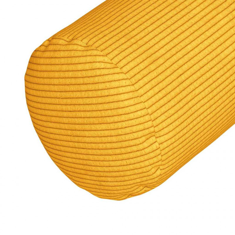 Poduszki Wałkowe 2 pcs Jasnożółty Ø 25 x 70 cm