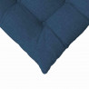 Poduszki na siedziska 4 pcs Niebieski 40 x 40 x 6 cm tkanina
