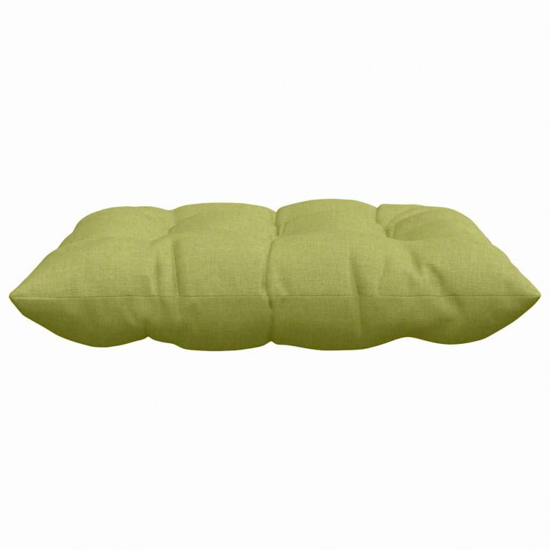 Poduszki na siedziska 4 pcs Jasnozielony 40 x 40 x 6 cm tkanina