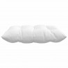 Poduszki na siedziska 4 pcs Biały 40 x 40 x 6 cm tkanina