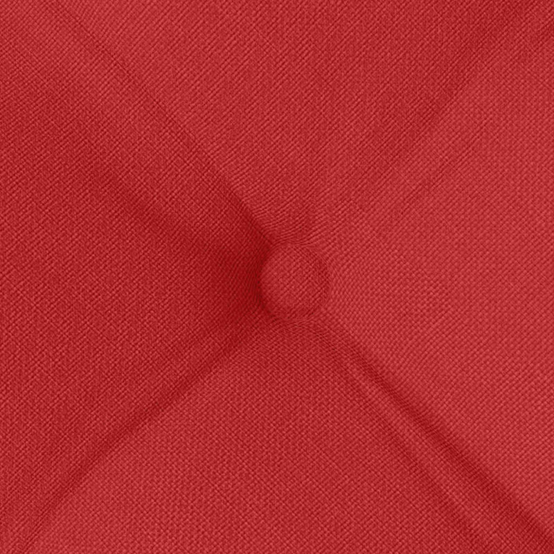 Poduszki na siedziska 4 pcs Czerwony 40 x 40 x 6 cm tkanina