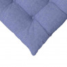 Poduszki na siedziska 4 pcs Niebieski dżins 40 x 40 x 6 cm