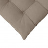 Poduszki na siedziska 4 pcs Ciemnoszary 40 x 40 x 6 cm