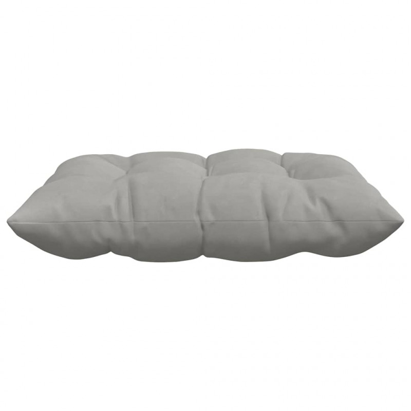 Poduszki na siedziska 4 pcs Jasnoszary 40 x 40 x 6 cm