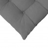 Poduszki na siedziska 4 pcs Ciemnoszary 40 x 40 x 6 cm