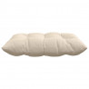 Poduszki na siedziska 4 pcs Beżowy 40 x 40 x 6 cm Mikrofibra