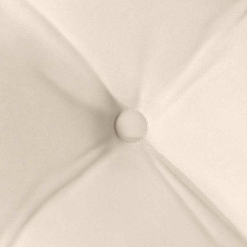 Poduszki na siedziska 4 pcs Beżowy 40 x 40 x 6 cm Mikrofibra