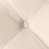 Poduszki na siedziska 4 pcs Beżowy 40 x 40 x 6 cm Mikrofibra