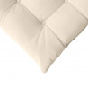 Poduszki na siedziska 4 pcs Beżowy 40 x 40 x 6 cm Mikrofibra
