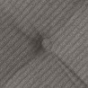 Poduszki na siedziska 4 pcs Jasnoszary 40 x 40 x 6 cm