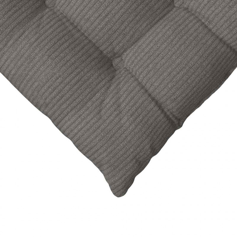 Poduszki na siedziska 4 pcs Jasnoszary 40 x 40 x 6 cm