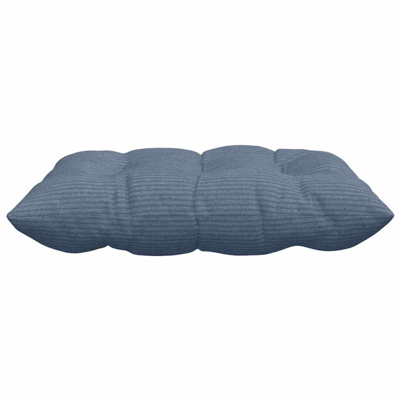 Poduszki na siedziska 4 pcs Niebieski 40 x 40 x 6 cm