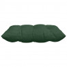 Poduszki na siedziska 4 pcs Ciemna zieleń 40 x 40 x 6 cm