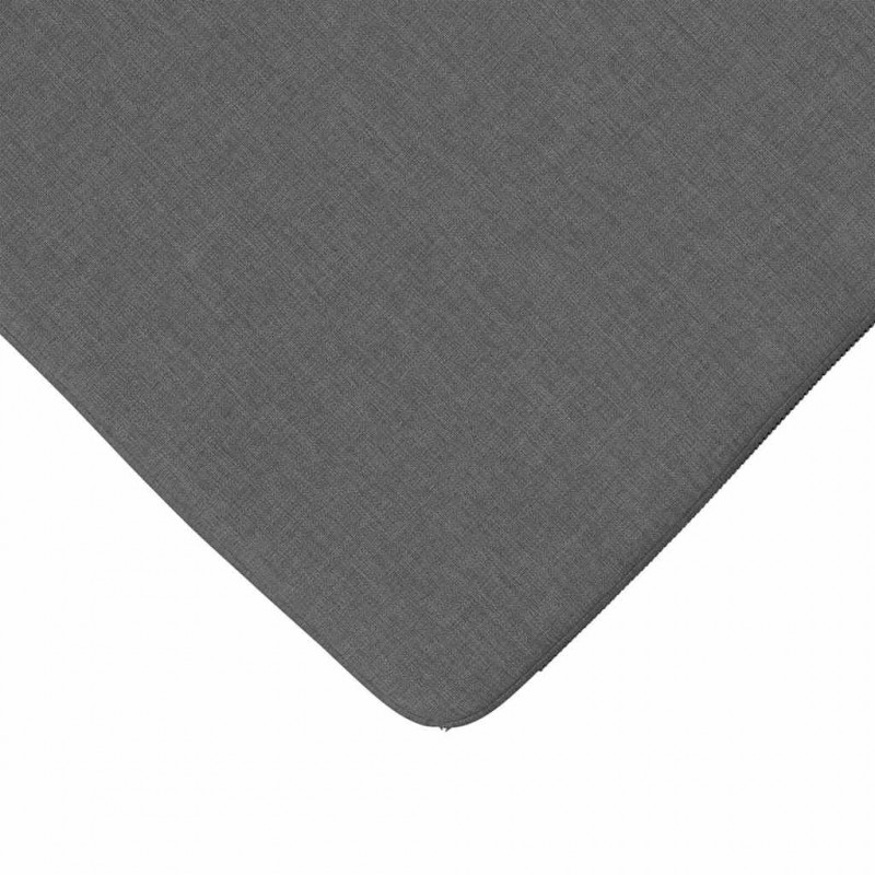 Poduszki na siedziska 4 pcs Ciemnoszary 40 x 40 x 3 cm tkanina