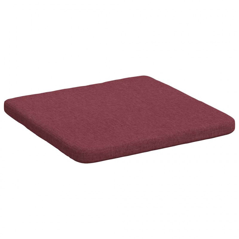 Poduszki na siedziska 4 pcs Czerwone wino 40 x 40 x 3 cm