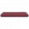 Poduszki na siedziska 4 pcs Czerwone wino 40 x 40 x 3 cm