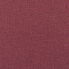 Rama łóżka narożnego Czerwone wino 80 x 200 cm tkanina
