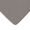 Poduszki na siedziska 4 pcs Ciemnoszary 40 x 40 x 3 cm tkanina