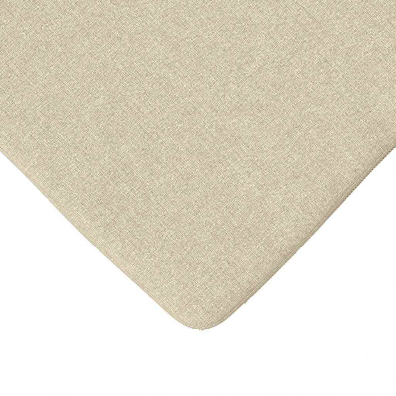 Poduszki na siedziska 4 pcs Kremowy 40 x 40 x 3 cm tkanina