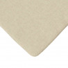 Poduszki na siedziska 4 pcs Kremowy 40 x 40 x 3 cm tkanina
