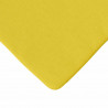 Poduszki na siedziska 4 pcs Jasnożółty 40 x 40 x 3 cm tkanina