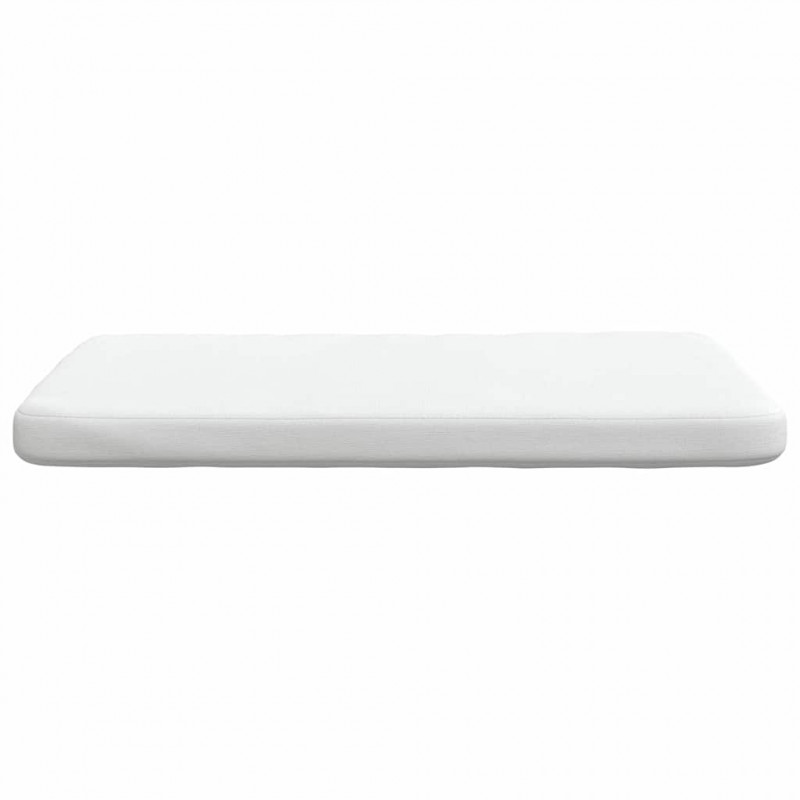 Poduszki na siedziska 4 pcs Biały 40 x 40 x 3 cm tkanina