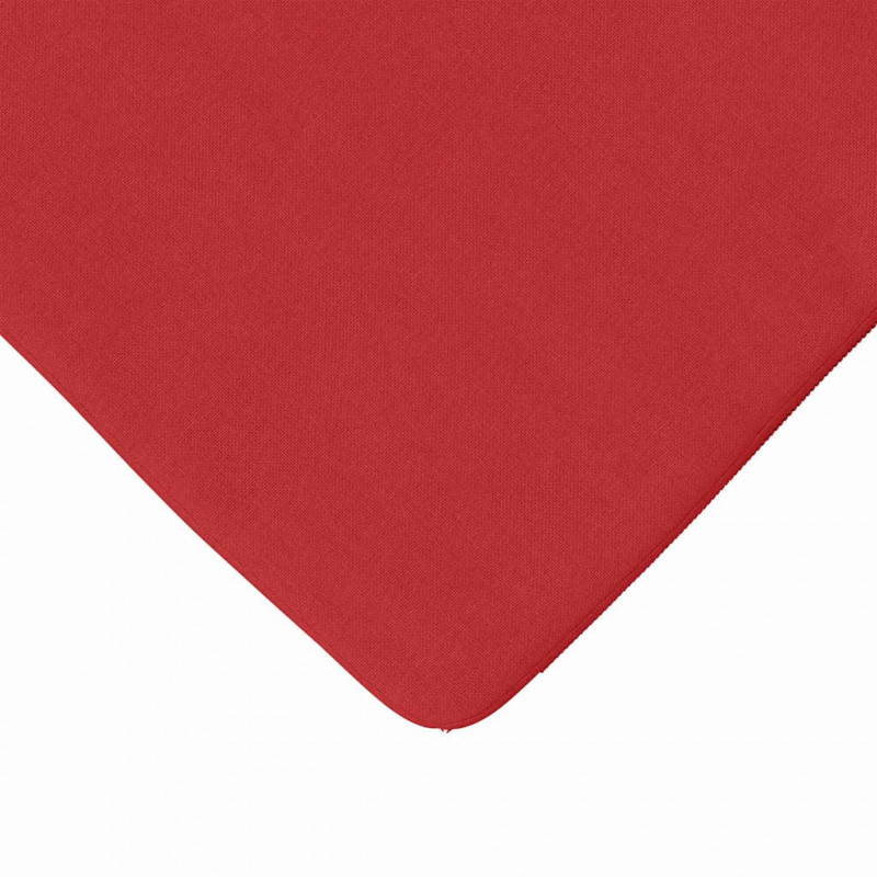 Poduszki na siedziska 4 pcs Czerwony 40 x 40 x 3 cm tkanina