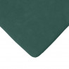 Poduszki na siedziska 4 pcs Ciemna zieleń 40 x 40 x 3 cm